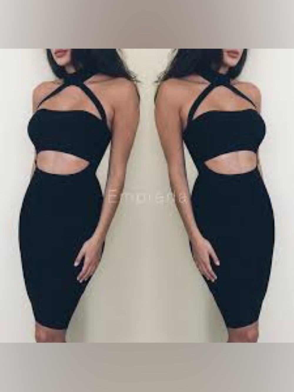 Hera collection black bondage dress Small #133
